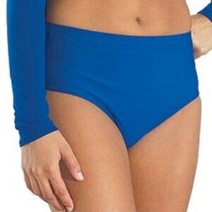 Soffe Cheer Brief Royal Blue Uniform Full Coverage Women Small New in Package
